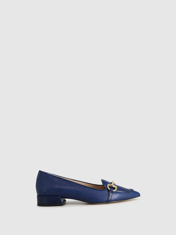 Sapatos Pontiagudos em Azul Marinho